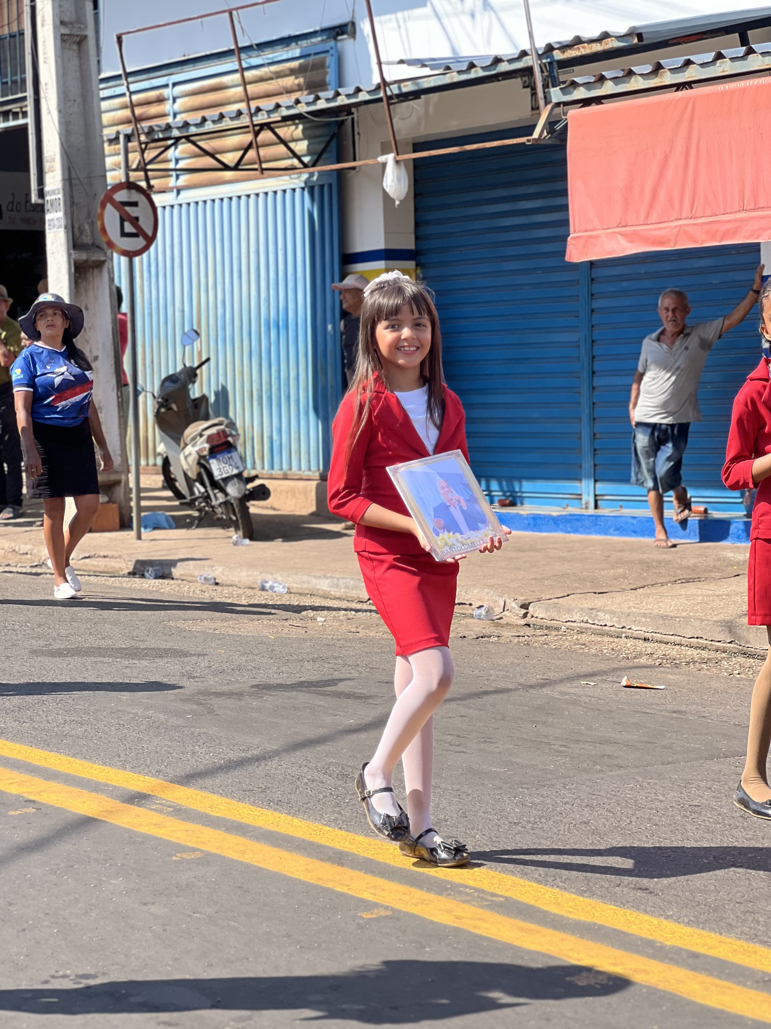 Vereadores da Câmara de Senador La Rocque acompanham programação do 7 de Setembro