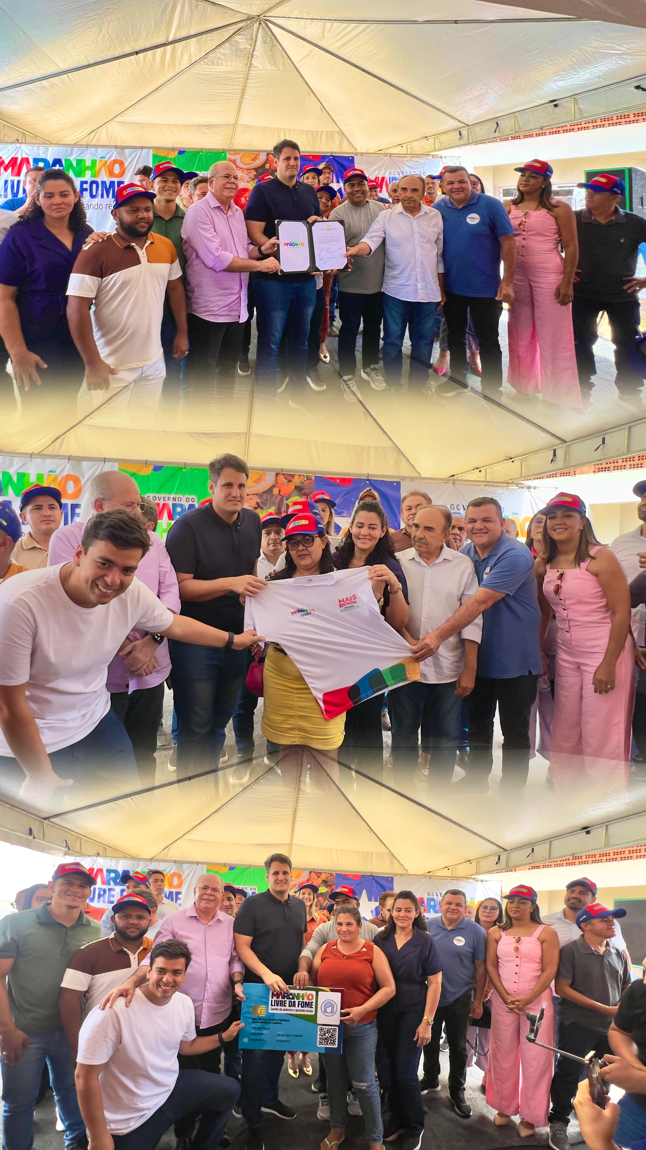 Vereadores da Câmara de Senador La Rocque participam da entrega de importantes obras e benefíci...